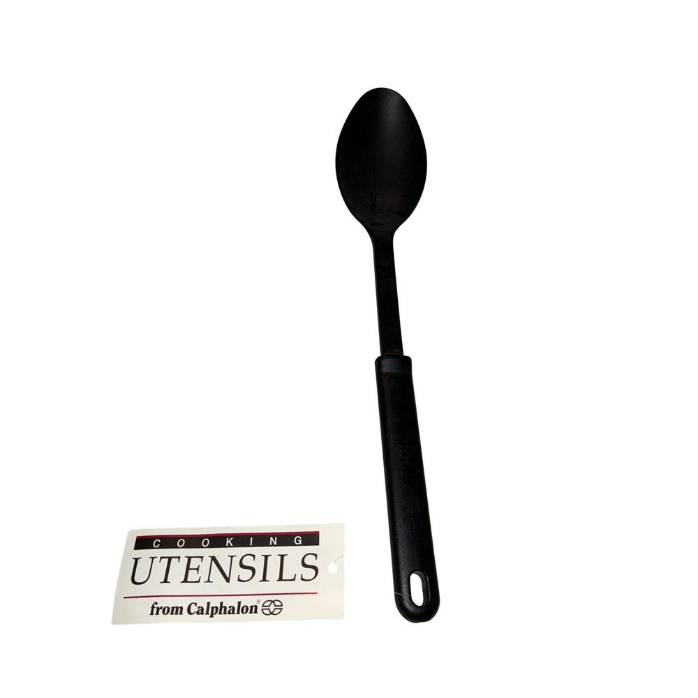 Calphalon Nylon Cooking Spoon 14" Black Heat Resistant Kitchen Utensil